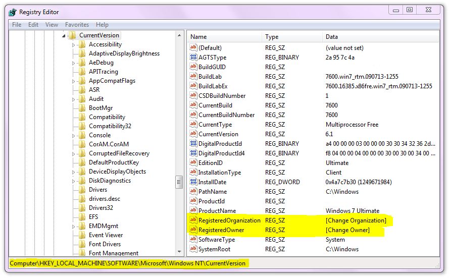 Registry Owner & Organization Registry Owner & Organization