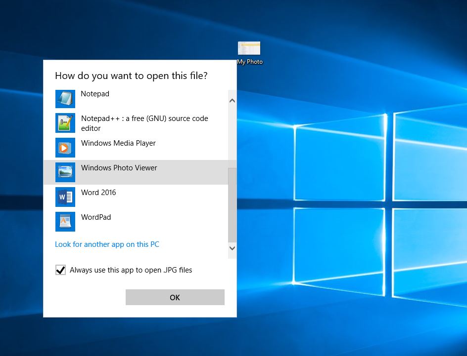 Приложение для открытия картинок в windows 10